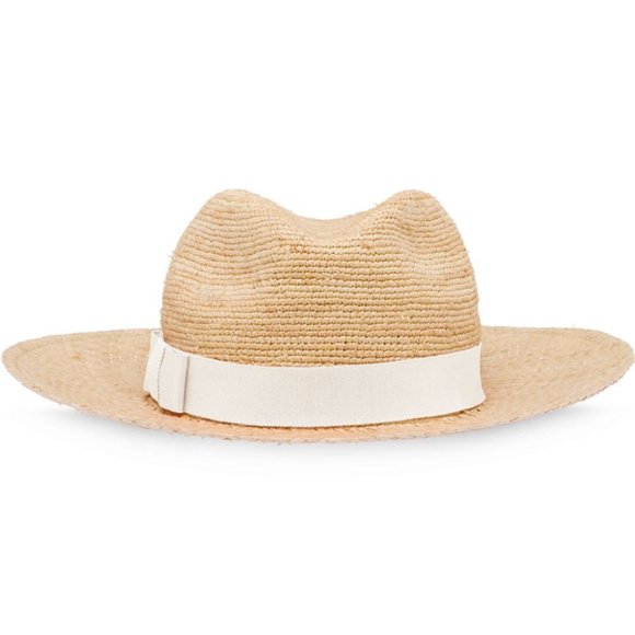 Prada ribbon straw hat